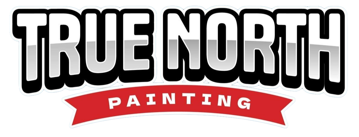 true north painting logo wordmark